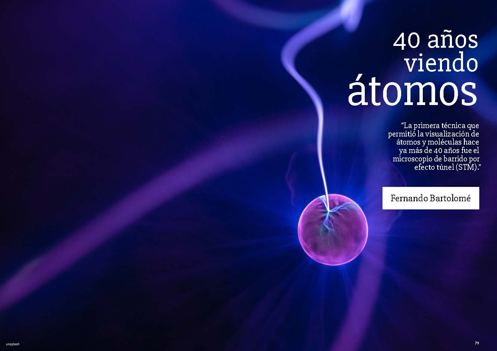 40 años viendo átomos