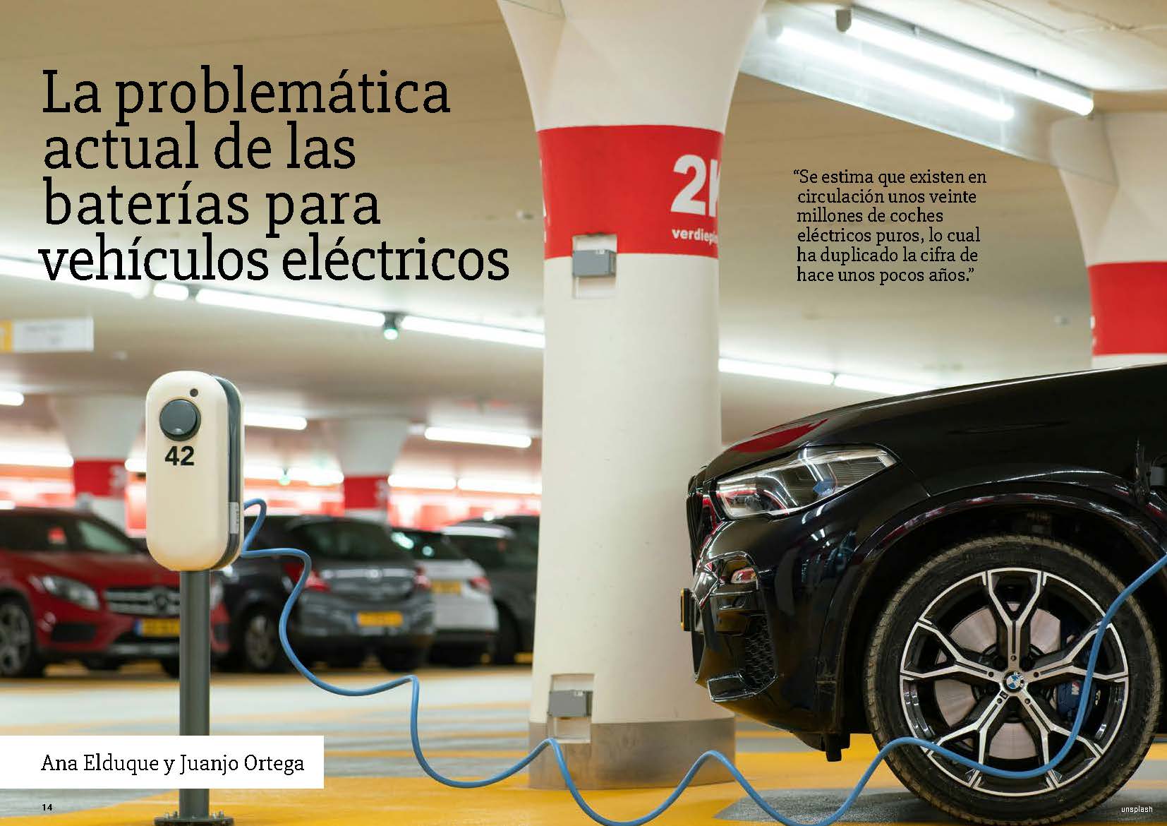La problemática actual de las baterías para vehículos eléctricos