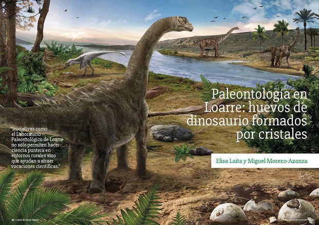 Paleontología en Loarre: Huevos de dinosaurio formados por cristales