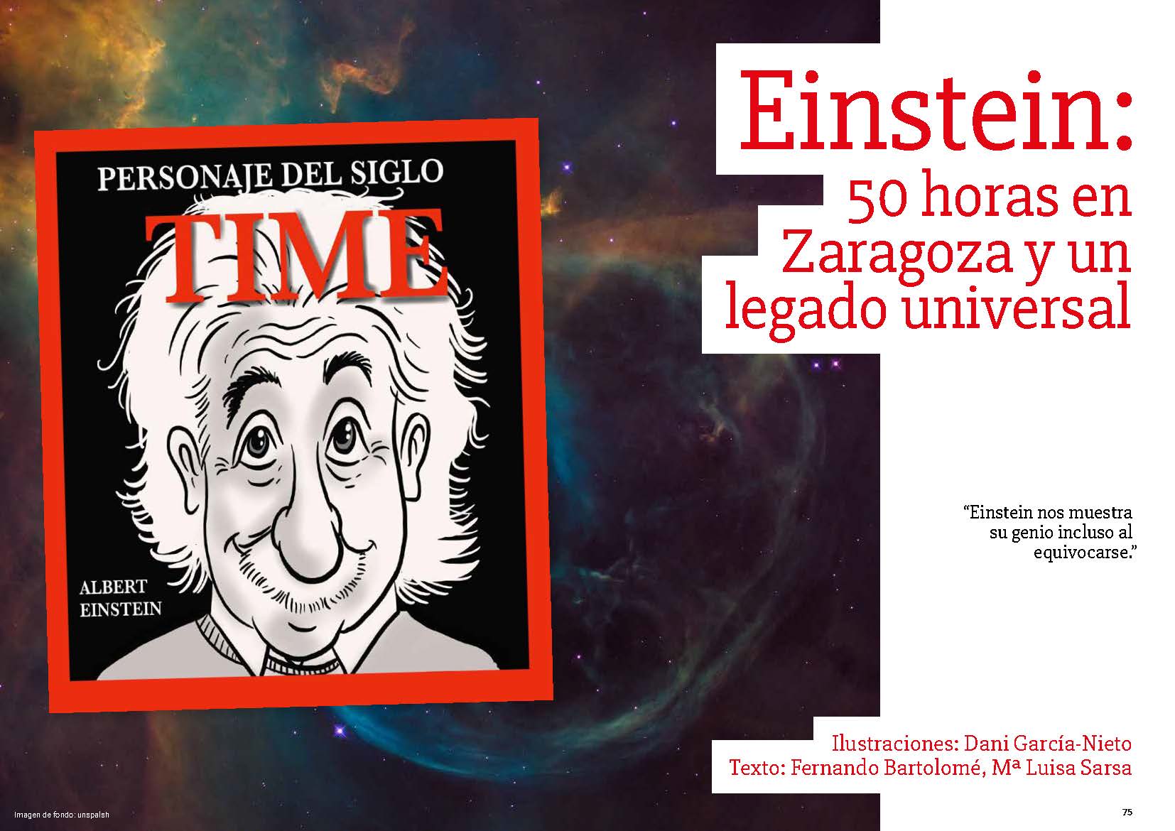 Einstein: 50 horas en Zaragoza y un legado universal